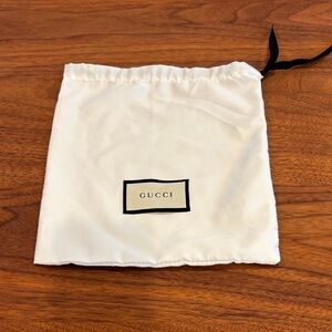 Gucci Dust Bag - Satin - White - 10x10
